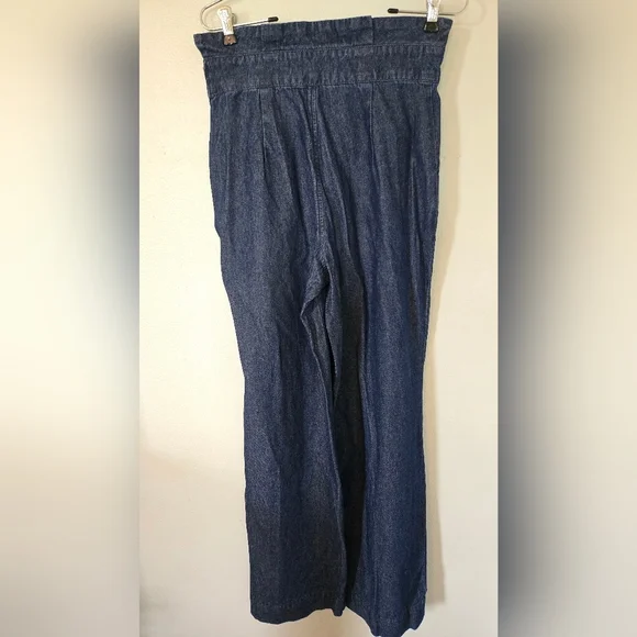 Who What Wear Wide Leg Paper Bag Waist Jeans Size 4 - Picture 2 of 6